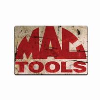 TIN SIGN Mac Tools Tin Aluminum Sign Auto Garage Shop Tool Box Decor 8 x 12 in