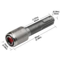Plus Convert To 1/4 Hex Shank Adapter Hexagonal Converter Electric Hammer Power Screwdriver Bit Holder Socket Impact Driver Pack of 1