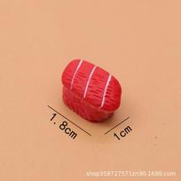 Simulation Sushi Edible Play Cream Mobile Phone Case Material Hairpin Earrings Handmade Shop Doll House Diy Small Ornament Toy
