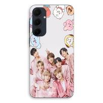 Case For Samsung galaxy A35 Kpop BTS Pink Maniacase rožinė