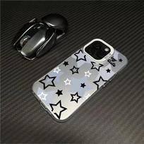 Stars Suitable for Iphone16pro Mobile Phone Case 15promax Apple 14plus Matte 13 Niche 12 iphone7p/8p gray