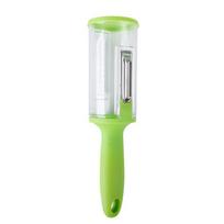 Multifunctional Storage Peeling Knife Double Sided Fish Scale Planing Splash Prevention Fruit Vegetable Peeler Kitchen Gadgets žalia