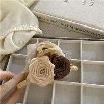 New Rose Barrettes Women's Retro Temperament Shark Clip Dried rose Hair Claw trendy Hair Clip Headdress womens accessories