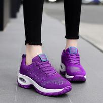 Women's shoes rocking shoes summer casual shoes Korean version student platform sports shoes muffin air cushion shoes women 35 violetinė