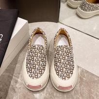2025 new women's shoes one-pedal flat-soled single shoes cloth shoes fashion casual canvas shoes 35