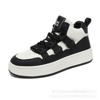 Processing and customization, winter new high-top, lightweight, thick-soled shock-absorbing casual shoes, high-end trendy versatile sports board shoes