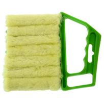 Blinds Multifunctional Cleaning Brush Household Curtain Cleaning Artifact Air Conditioning Fan Dust Removal Brush Gap Brush žalia