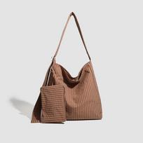 Korean Version of Lazy Women's Pastoral Style Water Proof Nylon Cloth Bun Mother Bag Crossbody Bag Versatile Commuter Underarm Bag