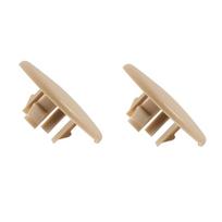 New For 07-14 Suburban Tahoe Yukon Escalade Beige Rear Armrest Seat Bolt Cover Caps