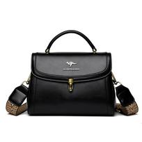 High-Quality Leather Messenger Bag for Women Women's Bag Casual Bags Shoulder Crossbody Bag gray