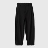 2025 Spring Women's Slimming Cocoon Scythe Pants: Casual Cropped Slim-Fit Wide-Leg Suit Pants M