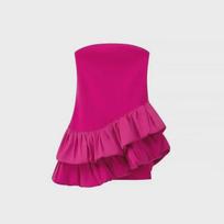 2024 Autumn European & American Women's Fashion Bandeau Dress - Chic and Stylish Design Medium