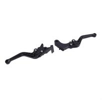 1 Pair Motorcycle Short Brake Clutch Lever Aluminum Alloy Stylish Look Adjustable Replacement for