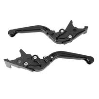 1 Pair Motorcycle Folding Clutch Lever Aluminum Alloy Adjustable Clutch Brake Handle Lever for
