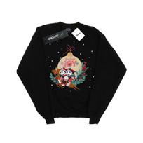Disney Womens/Ladies Mickey And Minnie Endless Joy Sweatshirt M juoda