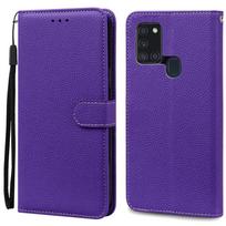 A21S dėklas Samsung Galaxy A21S dėklas Piniginė Odinis atverčiamas dėklas Samsung A21S dėklas A 21s A217F Minkštas silikoninis dangtelis Fundas For Samsung A21S