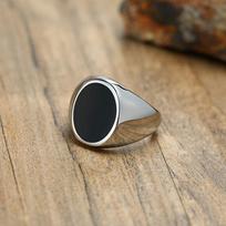 Vnox Casual Men Ring Red CZ Stone Square Top Stainless Steel Gold Color Daily Male Alliance Jewelry Size 12