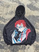 Harajuku tomioka giyu hoodies women demon slayer pullover streetwear y2k top oversized sweatshirt anime hoodie clothes M