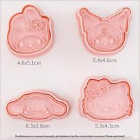 Sanrio Hello Kitty & Watermelon Cookie Molds beige