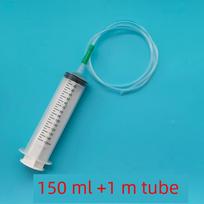 500\20ml Didelės talpos plastikinis švirkštinis siurblys Alyvos švirkštas Maitinimo dešros klijų irigatorius 250ml (Wide Mouth) with Adapter blue
