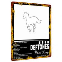Deftones White Pony Album Cover Metal Wall Art Rock Music Decor for Bedroom Living Room 20x30cm（7.8x11.8inch）