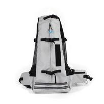 Corgi, Prancūzų buldogas, Shiba Inu augintinio kelioninis kuprinė - Lauko nešiojama dviejų petnešų konstrukcija M pilka spalva