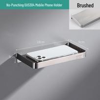 Jinyi Stainless Steel Wall-Mount Phone Holder & Bathroom Tray
