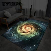 Šiuolaikiniai namų kilimėliai 3D spausdinto ploto kilimėliai Galaxy Space dideli kilimai svetainei miegamojo tatam 80cm*160cm gray