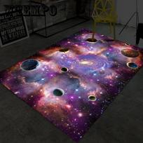 Modernus 3D Dream Estetinis žvaigždžių meno kilimas Svetainės arbatos staliukas prie lovos ir miegamojo erdvės kilimėlio 80cm*160cm