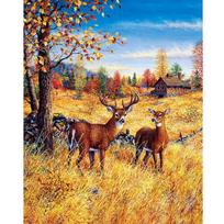 Pilnas grąžtas 5D deimantinis siuvinėjimas rudens elnias porai mozaikos dovana „pasidaryk pats“ deimantų tapyba deimantu 20X30CM