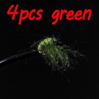 Skęstančios Scud Flies Nymphs krevetės muselinei upėtakių žvejybai Dydis 14 Kabliukas Oranžinė Pilka Rožinė Žalia Spalva žalia