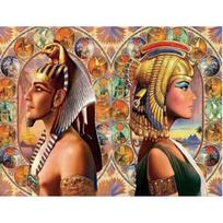 Deimantinis siuvinėjimas Egipto imperatoriaus pilnas apvalus deimantų tapyba Deimantų mozaikos krištolas 20X30CM