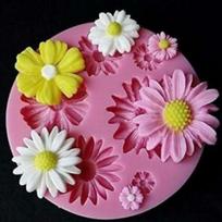 Gėlių formos muilas Fondant Sugarcraft šokoladinio pyrago forma JM08