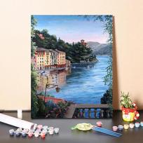 Menas „Pasidaryk pats“ Tapyba pagal skaičius Pomėgiai Deimantinė tapyba Aliejinė tapyba Skaičiai Tapyba Namų dekoras Skaitmeninė aliejinė tapyba 40x50cm no frame black
