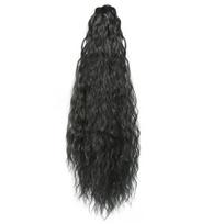 MISS WIG Women Long Corn Wave Ponytail Wig Synthetic Fiber Hairpiece Claw Clamp Hair Extensions Corn Curly Long Ponytail