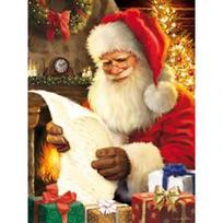 DIY Santa Claus 5D Diamond Painting Full Round Drill Cartoon Christmas Gift Home Decor Embroidery Wall Art Picture Rhinestone Full Round 20x30CM beige