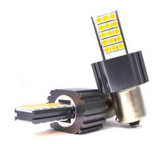 żarówki LED 2x P21W, BA15S 12-24V CANBUS pomarańczowa Nowość, Off-Road
