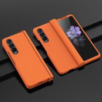 Anti-Dust Fashion Zfold4 telefono maišelio dėklas, skirtas Samsung Galaxy Z Fold4 Fold 4 5g Fold3 Fold 3 Zfold3 Apsauginis dangtelis nuo kritimo for Samsung Z Fold 4 oranžinė