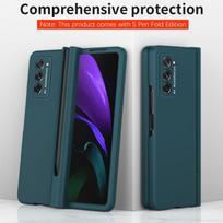 Viso korpuso S Pen smūgiams atsparus dėklas Samsung Galaxy Z Fold4 5g Fold 4 Fold2 Fold 3 2 Fold3 Zfold4 telefonams su priekinio stiklo plėvele for Samsung Z Fold 3 black