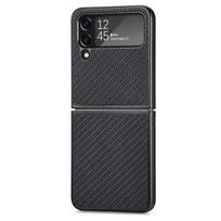 Carbon Fiber Slim Thin Phone Case For Samsung Galaxy Z Flip4 5g Flip 4 Flip3 Flip 3 Anti -Scratch Cover For Samsung Z Flip4 for Samsung Z Flip 3 juoda