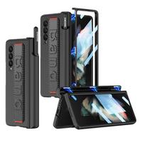 Geriausias apsauginis viso kūno dangtelis Funda dėklas, skirtas Samsung Galaxy Z Fold 4 Fold3 Fold 3 Fold4 Zfold4 5g grūdinto stiklo plėvelės dangteliai no pen anglies pluošto juodos spalvos