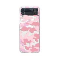 For Samsung Galaxy Z Flip 4 3 Case Camouflage Painted Transparent Shockproof Pc Hard Back Cover For Samsung Zflip4 Flip3 5g Case For Samsung Z Flip 4