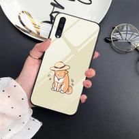 Cute Animal Corgi Dog Case For Samsung Galaxy A52 A71 A72 A73 A53 Glass Cover For Samsung A13 5g A03 A22 A21s A03 Core A42 A70 For Samsung A23 5G black
