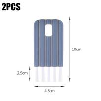Daugiafunkcinis lankstus tarpų šepečio dangtelis Groove Gap Brush Buitinis minkštų šerių valymo šepetėlis Cepillo De Limpieza 2pcs2