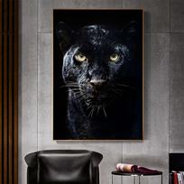 „Panther“ laukinių gyvūnų paveikslai Drobės tapyba Plakatai ir spaudiniai Sienų menas Modernus gyvenamasis kambarys Namų miegamojo dekoravimas Meno kūriniai 21cm×30cm NoFrame