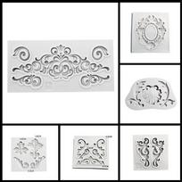 Silicone Mold Fondant Cake Decoration Mold Sugar Gum Paste Tool 3D Chocolate Mould