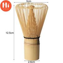 „Hi Whisk Easy“ arbatos milteliai, greitai sumaišomi japoniško stiliaus bambuko „Matcha“ žaliosios arbatos šluotele beige