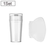 1 Set DIY Nail Polishing Stamper Nail Stamping Tool French Manicure Nail Stamper Scraper Silicone Set balta