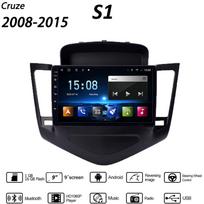 9 colių Android automobilio radijas, skirtas Chevrolet Cruze J300 2008-2015 automobiliniam daugialypės terpės grotuvui, GPS navigacijos galvos blokas WIFI 1+16GB black