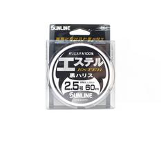 Sunline Ester Leader HG Black 60m #2.5 10lb 0.26mm (6962) juoda
